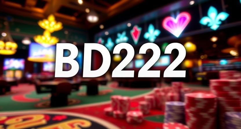 Variety of slot machines available on BD222